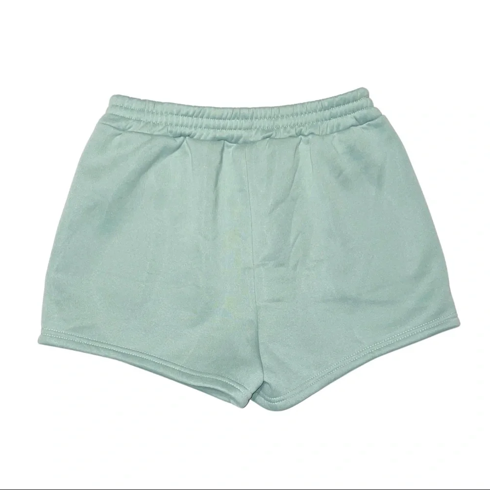 SHEIN Women's Green Elastic Waist Shorts Large